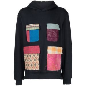 Alchemist Men Patchwork Cotton Hoodie